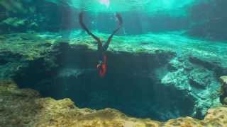 Apnea  Immersione alle grotte di Ginnie Springs  Freediving [upl. by Willamina]