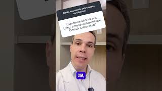 Minoxidil Oral e Aumento de Pelos Corporais Diminuir a Dose Ajuda shorts [upl. by Trainer]