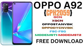 OPPO A92 CPH2059Qcn Xqcn oppostanvbk oppodycnvbk Fsc Fsg Modemst1 Modemst2 Free Download [upl. by Aisac785]