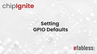 Setting GPIO Defaults [upl. by Desiri]