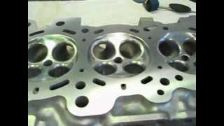 How to port and polish a 500hp Nissan SR20DET head part3 [upl. by Key109]