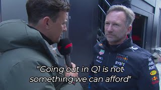 Christian Horner postqualifying interview  British grand prix [upl. by Irbmac]