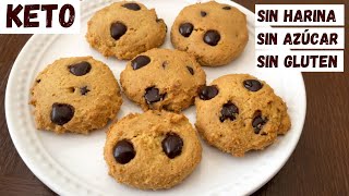 Las Mejores GALLETAS KETO de ALMENDRAS Sólo 3 INGREDIENTES Fácil y Saludable [upl. by Alithia]