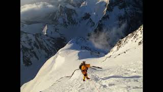 K2 climbing abruzzi summit 2019 deep snow blue ice 8611m bottleneck [upl. by Tocs]