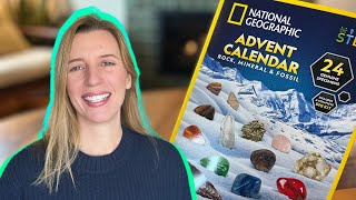 Bring On STEM with the National Geographic Rock Advent Calendar [upl. by Lzeil548]