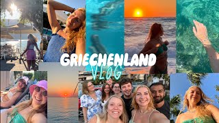 GRIECHENLAND FRIENDS TRIP VLOG  traumhafte Strände lange Nächte Villa lustige Momente [upl. by Vasti]