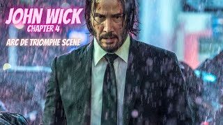 Arc de triomphe fight scene  John Wick 4 Fight Scene [upl. by Eleazar]