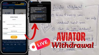 Aviator Game Withdrawal Proof Live Withdrawal In Aviator Game 🔥How to Withdraw money from aviatot [upl. by Popper]