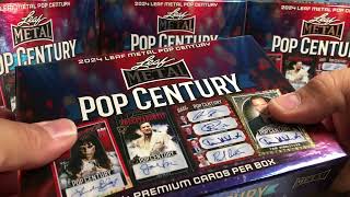 Opening Hobby Box 4 of 2024 Leaf Metal Pop Century Cards [upl. by Tik]