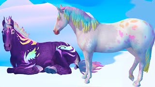 Catching NEW Rainbow Color Changing Magic Horses in Star Stable [upl. by Nyllewell737]