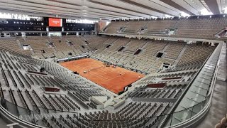 Sieges vides parfois sur les courts principaux de RolandGarros  Pourquoi [upl. by Odrick]