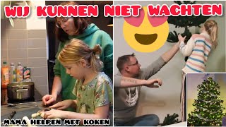 WIJ HALEN DE KERST IN HUIS 😍 HELPEN MET KOKEN ☺️ CAMERA IS KAPOT 😢 DE FAMILIE SNIJDERS VLOG 586 [upl. by Sidra]