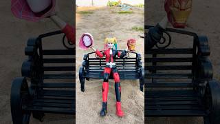 Gwen and iron tease Harley Quinn Marvel Toys [upl. by Katti]