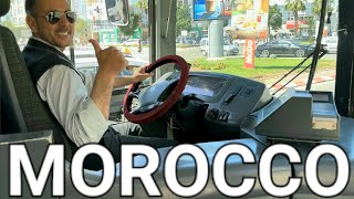 🇲🇦 AGADIR MOROCCO BUS DRIVE FROM AGADIR AIRPORT TO AGADIR CITY 4K HDR [upl. by Alyose760]