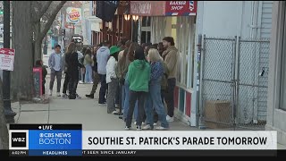 Boston residents begin St Patricks Day celebrations early [upl. by Haimorej]