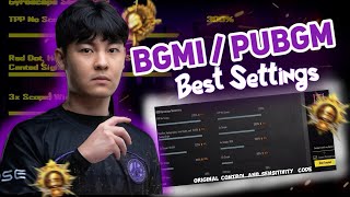 INF LAW SENSITIVITY AND CONTROLS  BEST SENSITIVITY SETTINGS  PUBG MOBILE  BGMI [upl. by Adeys864]