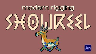 Showreel  Modern Rigging  Adobe Animate  2D Animation [upl. by Pomona]