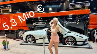 Caravan Salon 2022  53 Mio € Luxusliner mit Ferrari  Volkner Mobil Performance S [upl. by Hillman346]