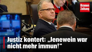 Justiz kontert „Jenewein war nicht mehr immun“  kronetv NEWS [upl. by Editha]