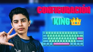 🔴🖥️NUEVA CONFIGURACIÓN de KING ES DEMASIADOOOOSENSIBILIDAD de KING en FORTNITE TEMPORADA 2 CAP 4🔴⌨️ [upl. by Ykvir]