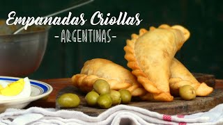 Empanadas Criollas de Carne  Argentine Beef Empanada [upl. by Noelyn706]