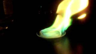 Boric Acid Flame Test [upl. by Stubbs326]