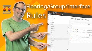 Floating Group and Interface Firewall Rules in OPNsense [upl. by Annovoj]