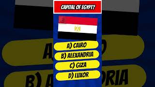 What is the Capital of Egypt 🇪🇬 [upl. by Suirtimid]