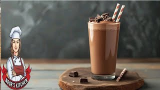 Banana ice cream Shake  Chocolate Milk Shake  Recipe kids [upl. by Neely742]