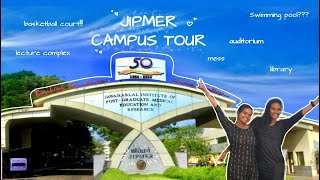 JIPMER  MEDICAL COLLEGE  CAMPUS TOUR  PONDICHERRY [upl. by Anelhtak]