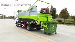 Isuzu 5000L non leakage compactor garbage truck [upl. by Melessa]