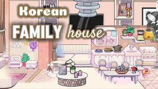 Korean Family House Design 🌸 Aesthetic Apartment Makeover 🌼 AVATAR WORLD House Ideas 💗 Toca Munya [upl. by Ybloc]