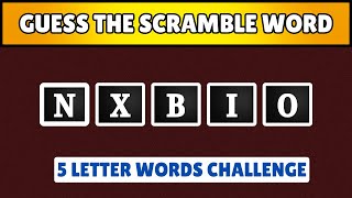 Can you Guess the 3 Letter Scrambled Word  3 Letter Word Scramble  Quiz World Sunita [upl. by Joane]