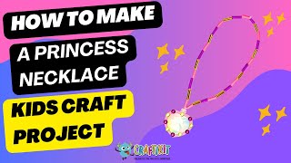 How to Make a Princess Necklace  Paper Craft 👸 [upl. by Nedap987]