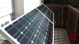 200 Watt Solaranlage selber bauen  Inselanlage auf Balkon Part2 [upl. by Akieluz227]