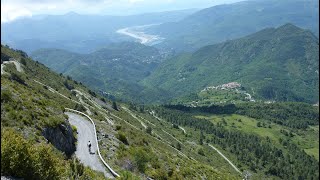 Route du Mont Vial à vélo 1550 m AlpesMaritimes France [upl. by Christianity]