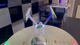 Star Trek Refit 1537 model kit built and lit [upl. by Sheffield371]