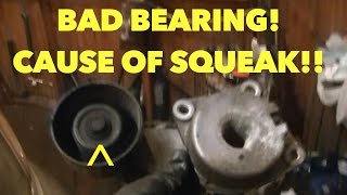 Ford Expedition Explorer Mountaineer Tensioner pulley squeak fix [upl. by Lindner]