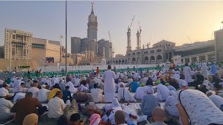 1st Ramadan iftar in Makkah Masjid AlHaram Now today 11 March 2024 [upl. by Annaes]