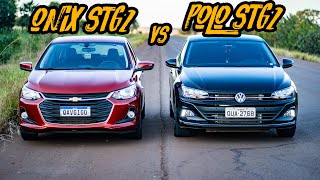 ONIX TURBO STG2 VS POLO TSI STG2 QUEM É O REI DOS 10 CHIP VS REMAP [upl. by Hanni475]