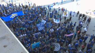 Entrada afición Real Oviedo en León [upl. by Leda674]