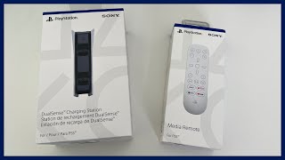 PS5 Media Remote amp DualSense Charging Station UNBOXING [upl. by Eimac]