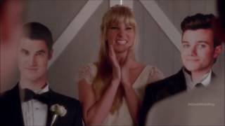 Glee  Brittany and Sue ask Klaine to get married 6x08 [upl. by Aiceled834]