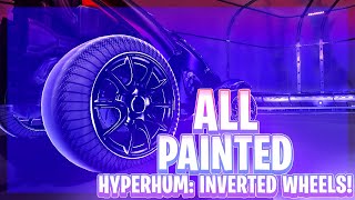 ALL NEW PAINTED HYPERHUM INVERTED WHEELS Rocket League Season 14 Update [upl. by Raynata]