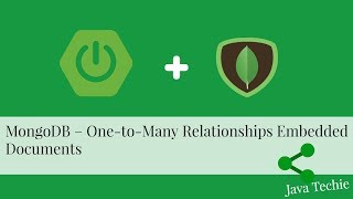 MongoDB – Model OnetoOne OnetoMany Relationships Embedded Documents  Spring Boot  Java Techie [upl. by Karlie333]