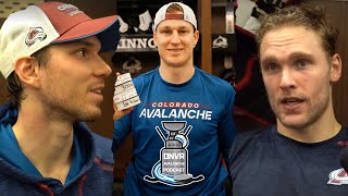 Nathan MacKinnon happy after 300th Career Goal in Avalanche Win  More [upl. by Esya]