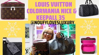 Louis Vuitton  Colormania Nice in Pink and Keepall Bandoulière 35 [upl. by Immanuel]