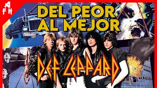 DEF LEPPARD  Rankeando del PEOR al MEJOR ÁLBUM [upl. by Brost229]