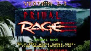 Primal Rage Final Battle Theme 1 Arcade Version [upl. by Uah]