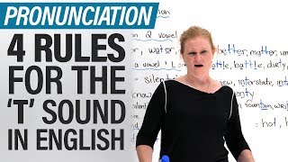 Speak English like a North American 4 Pronunciation Rules for the Letter T [upl. by Surbeck]